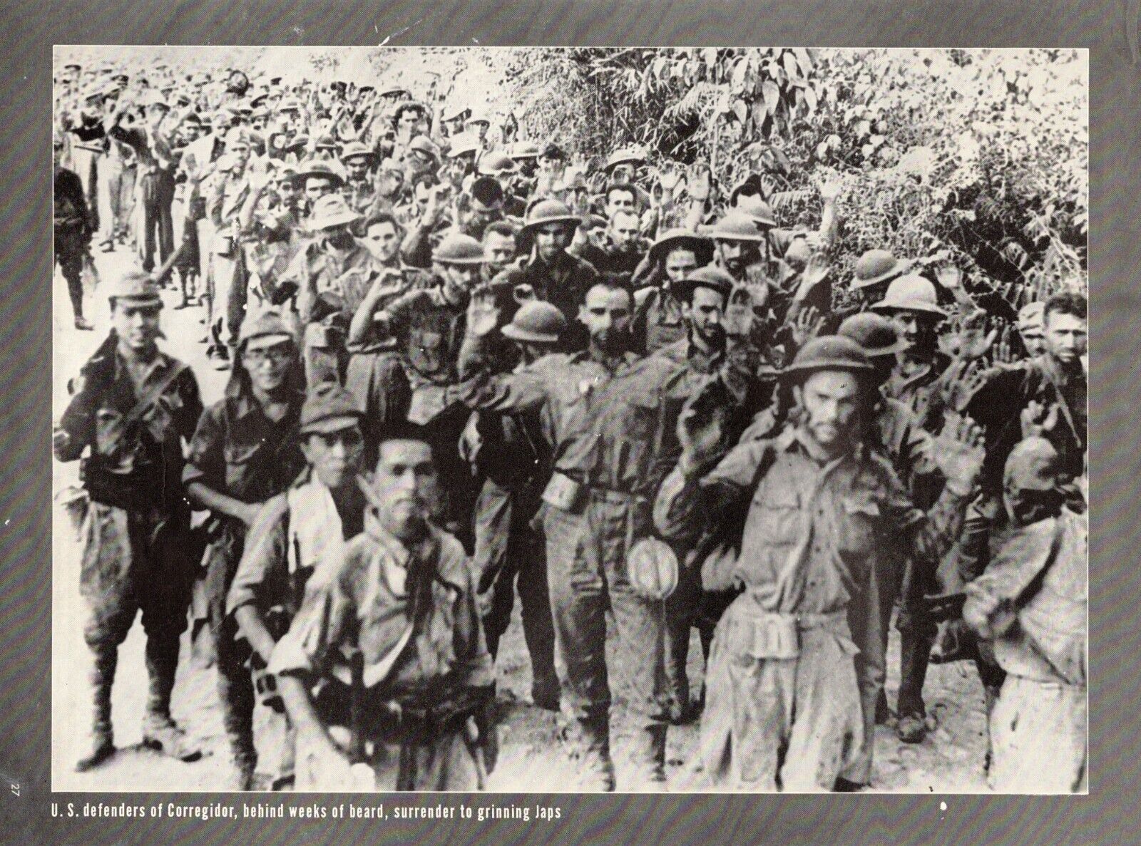1942 WW2 famous Print Photo BATAAN DEATH MARCH Allied Prisoners Corregidor032124