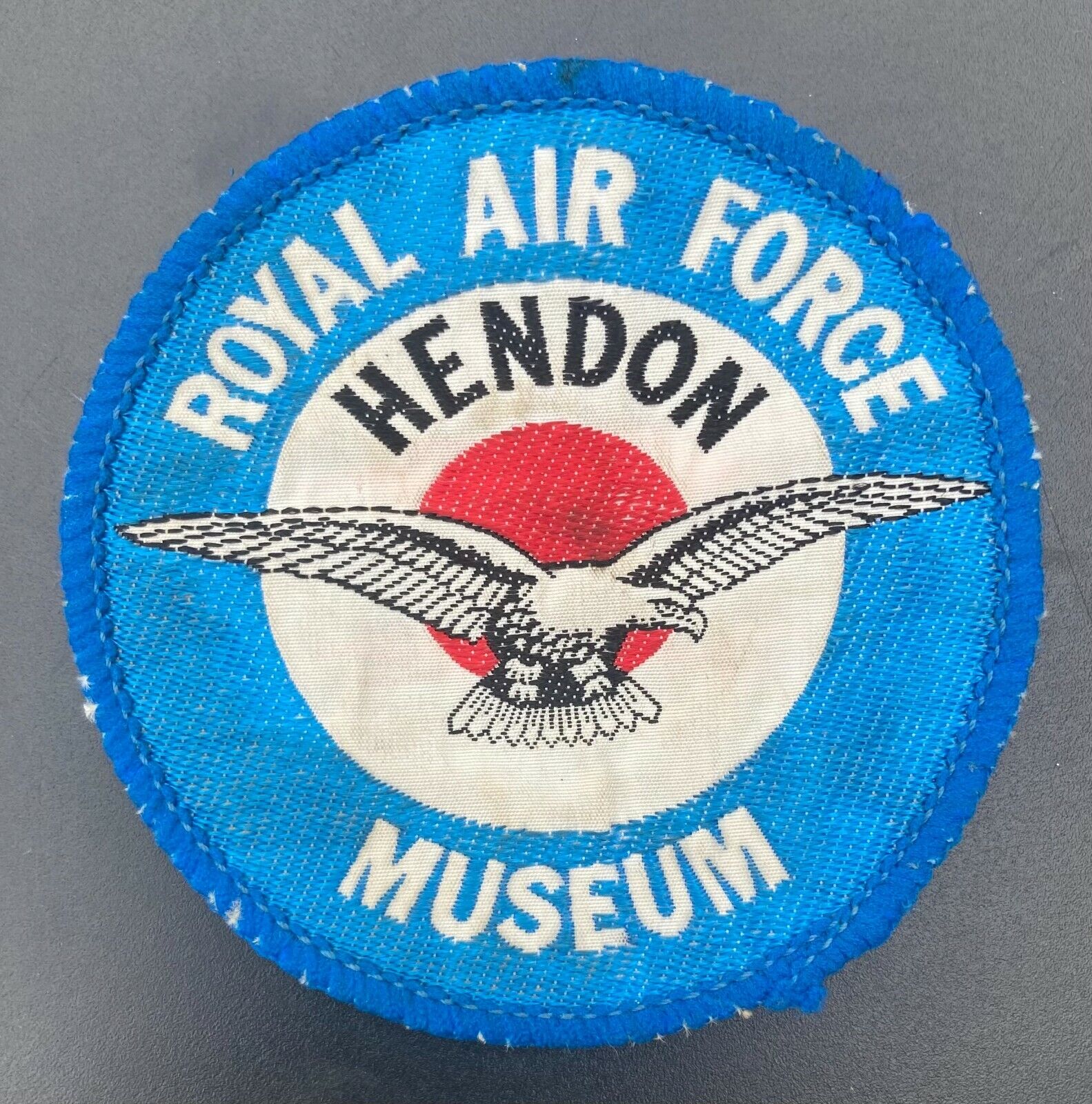Vintage RAF Hendon Museum Sew-on Badge - Early 1970s