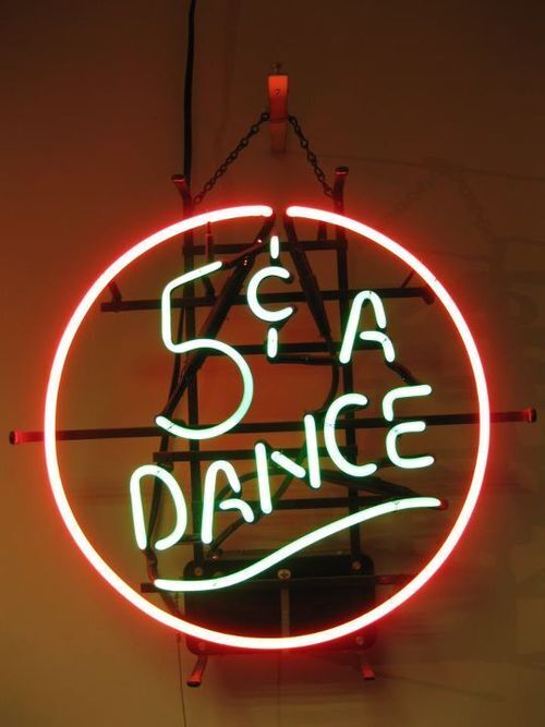 New 5 Cents A Dance Neon Light Sign 24\