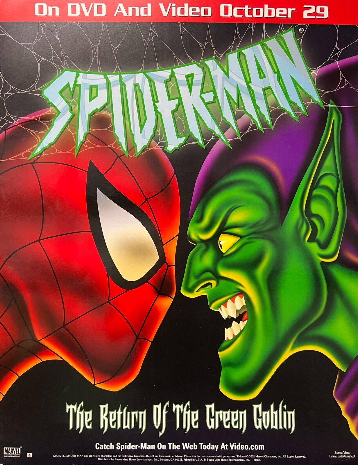 Spider Man: The Return of the Green Goblin Poster 28\'\' x 22\'\'