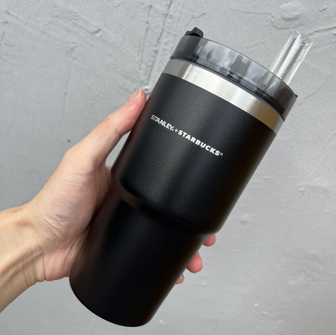 Starbucks Light Pink Stainless Steel Vacuum Car Hold Straw Cups Tumbler