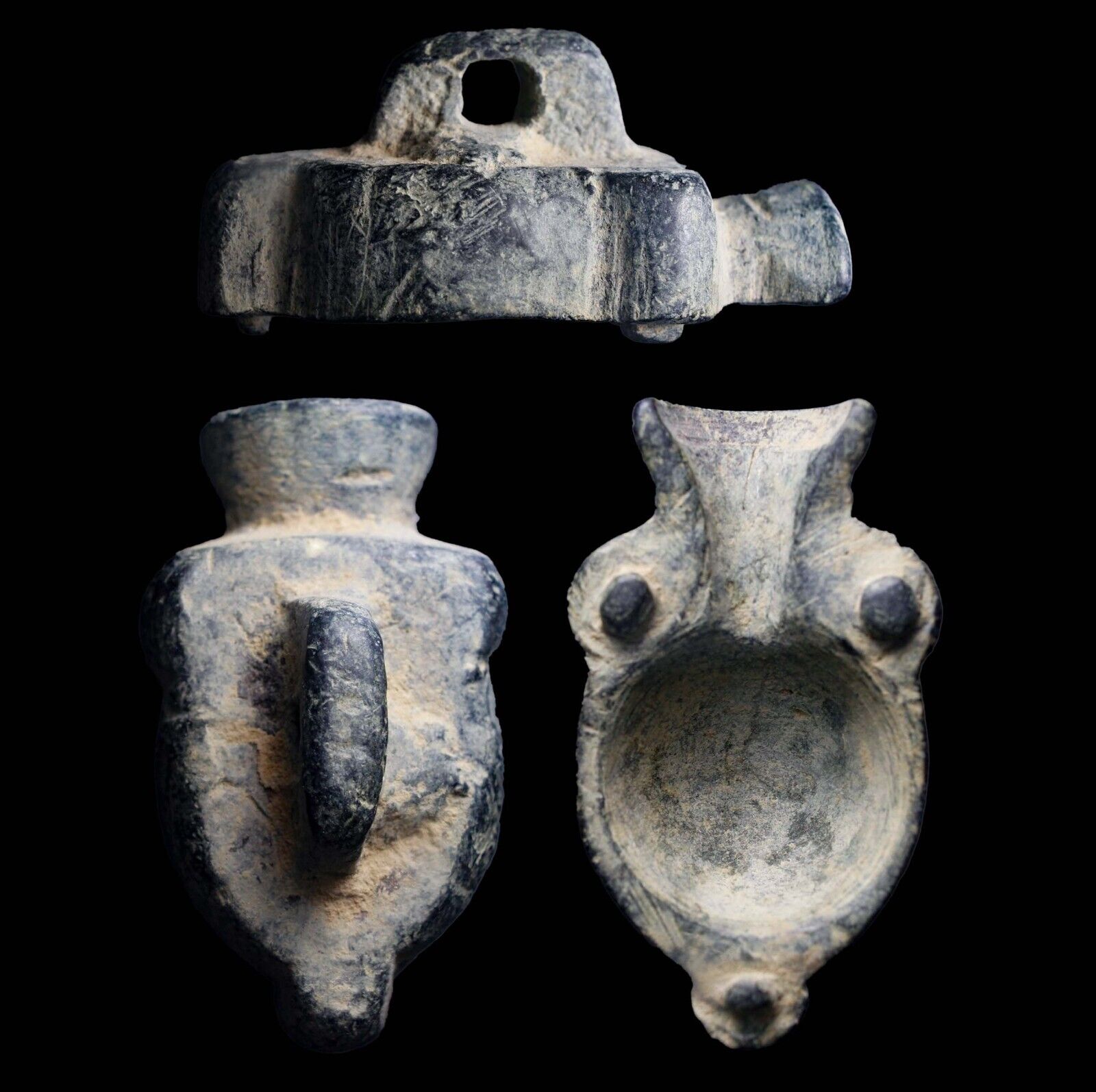Ancient Judaea Jewish Amphora Pendant or Weight Roman Amphora Weight. 2nd-3rd ce