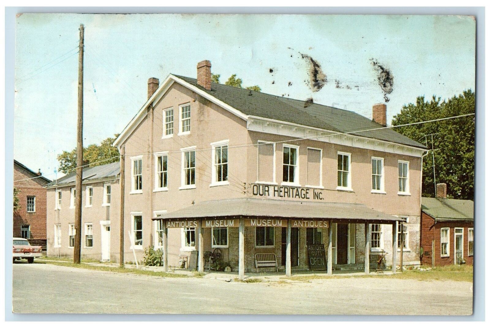 1978 Our Heritage Inc. Jennings County Historical Society Vernon IN Postcard
