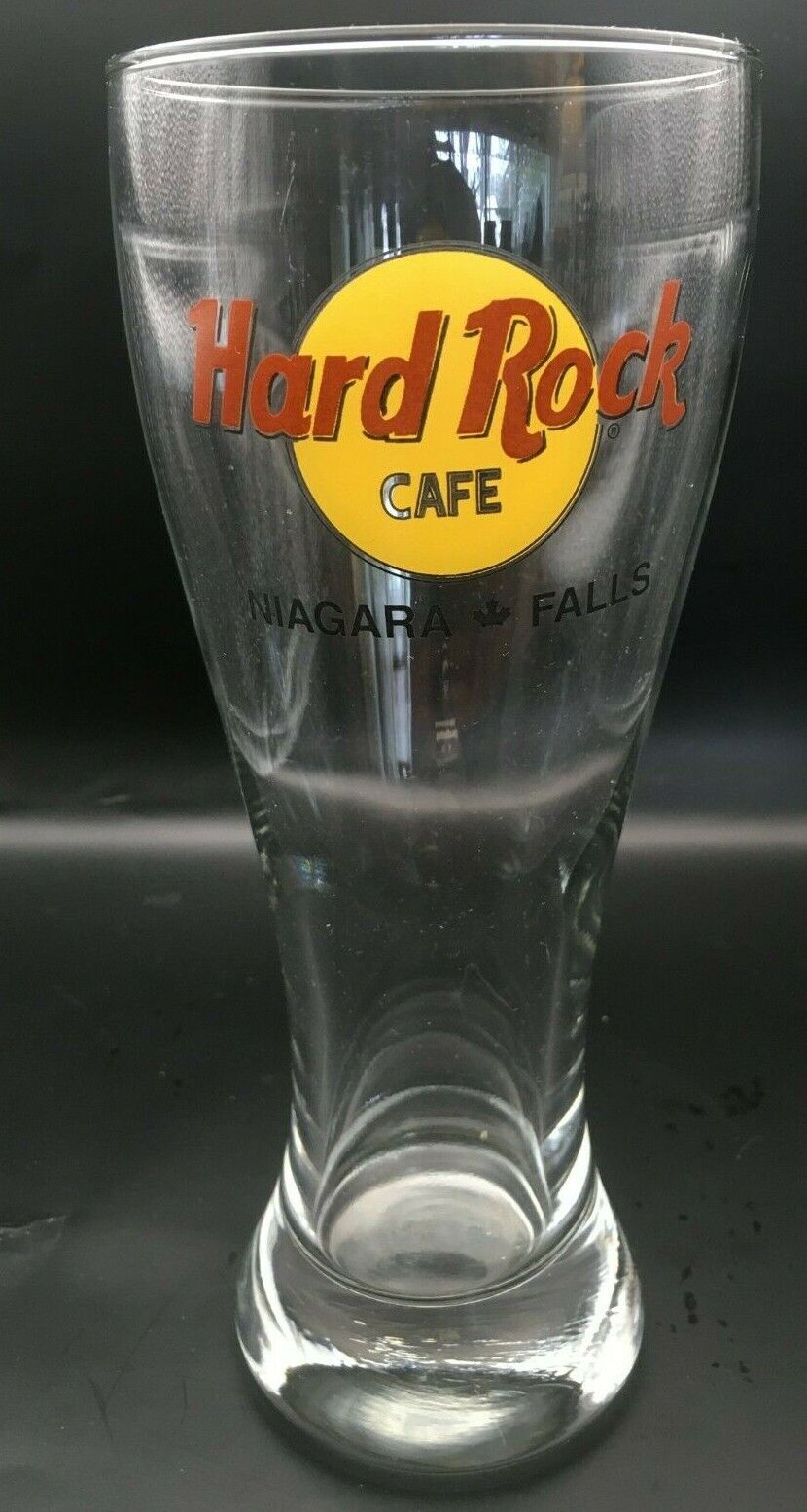 Hard Rock Cafe Niagara Falls Restaurant Souvenir Collectible Pilsner Glass