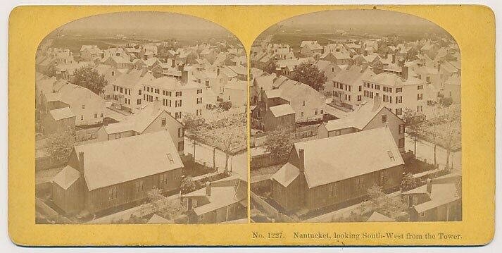 MASSACHUSETTS SV - Nantucket - Panorama Southwest - Kilburn 1870s