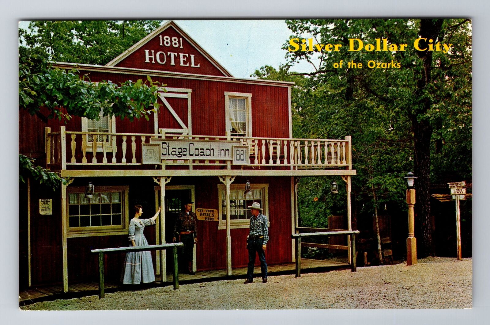 Branson MO-Missouri, The Old 1881 Hotel, Advertising, Vintage Souvenir Postcard