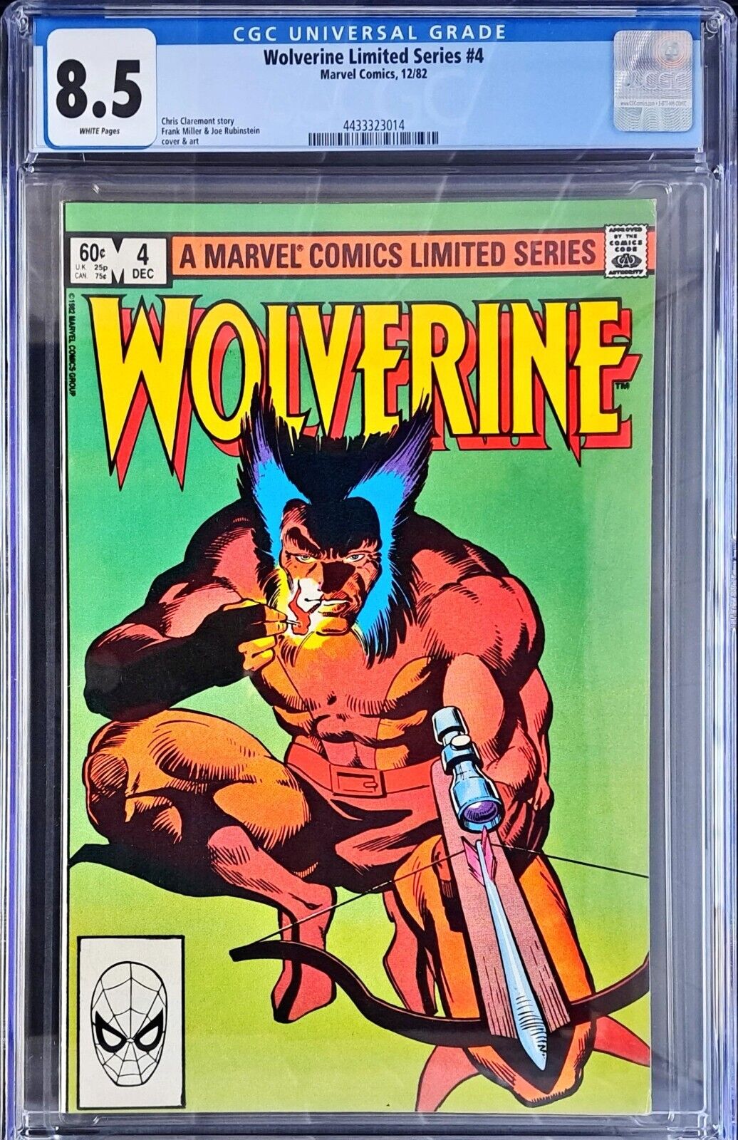Wolverine Limited Series CGC 8.5 White Pages
