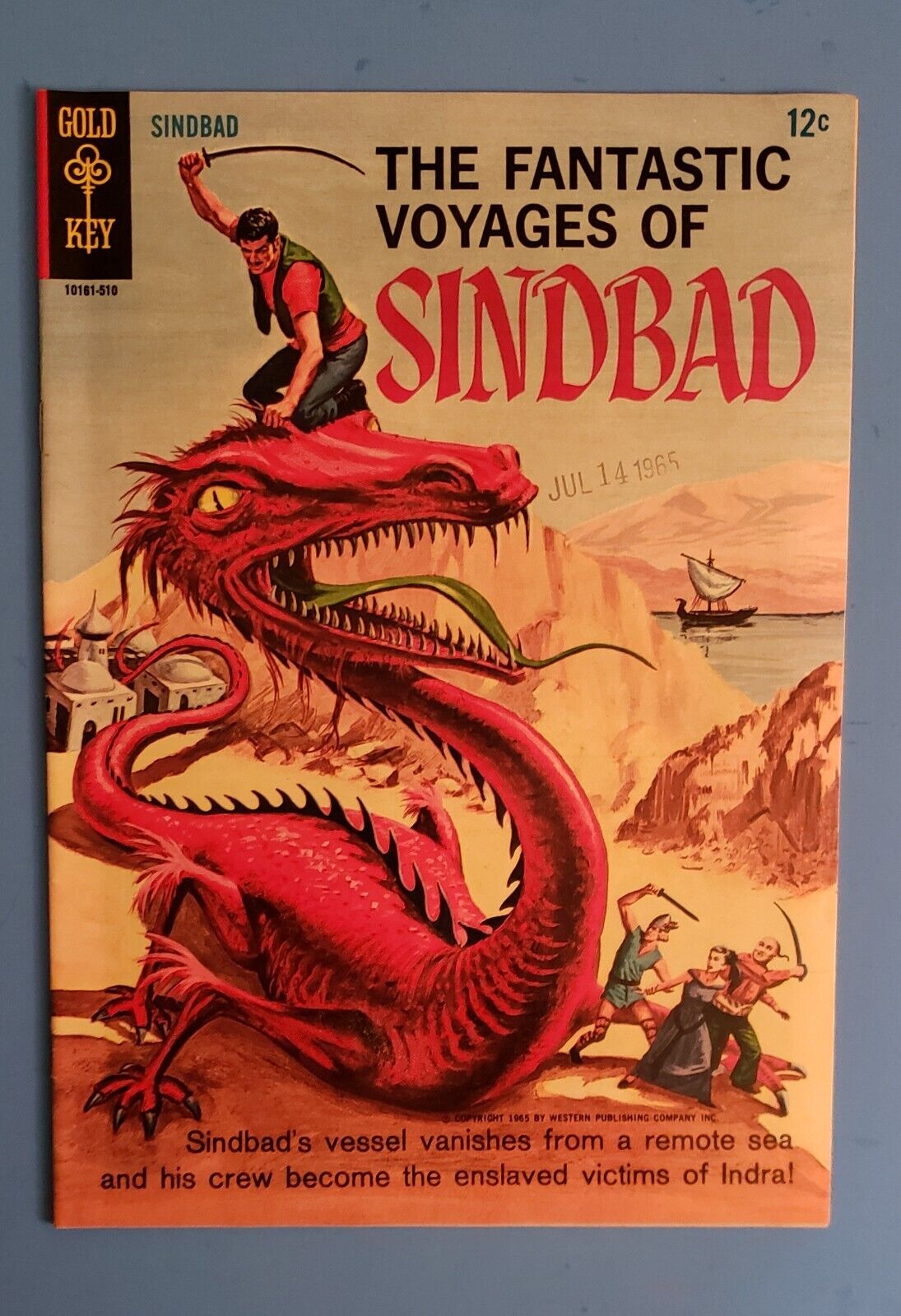 Voyages Of Sinbad #1 VF/NM High Grade Silver Age Gold Key Comic 1965