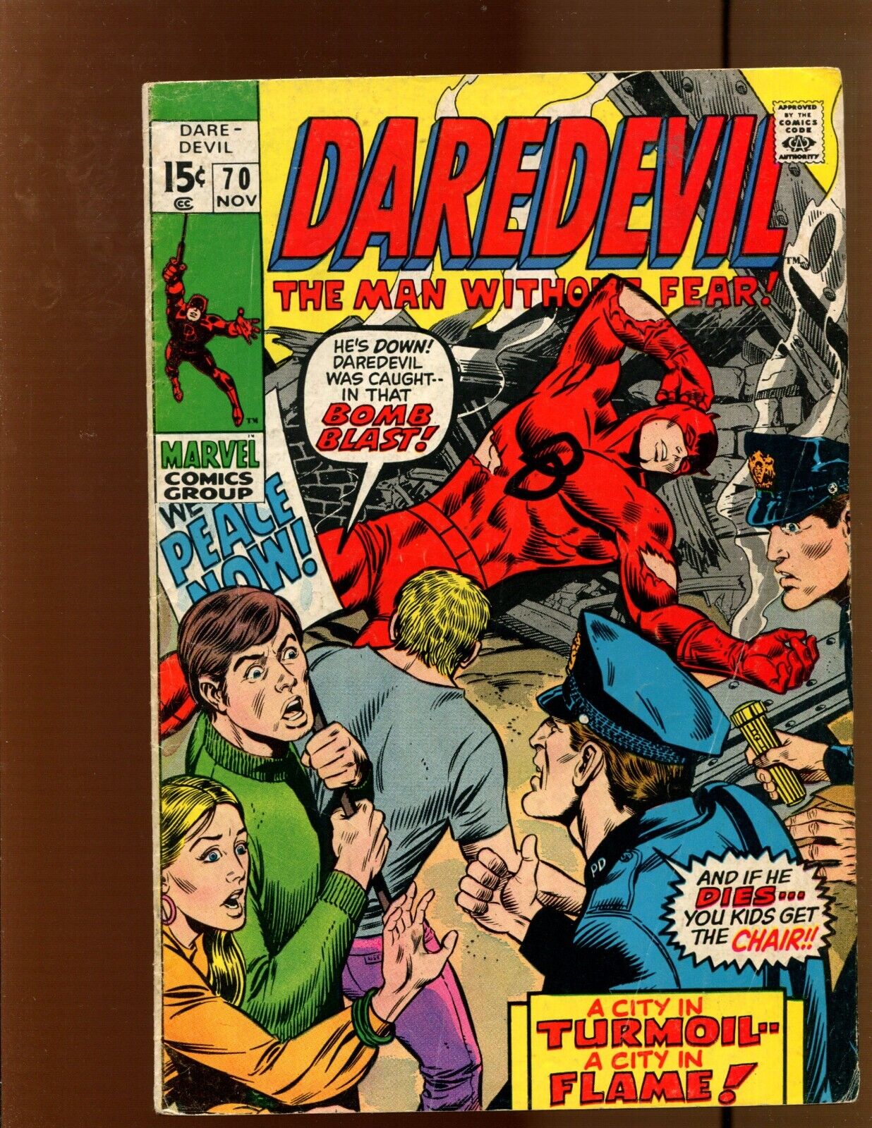 Daredevil #70 - Gene Colan Art (4.5) 1970