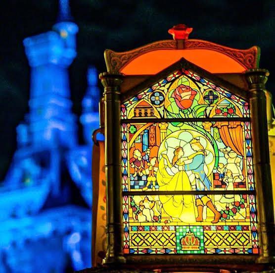 Beauty and the Beast Popcorn Bucket Tokyo Disney Resort Lamp Light with Strap