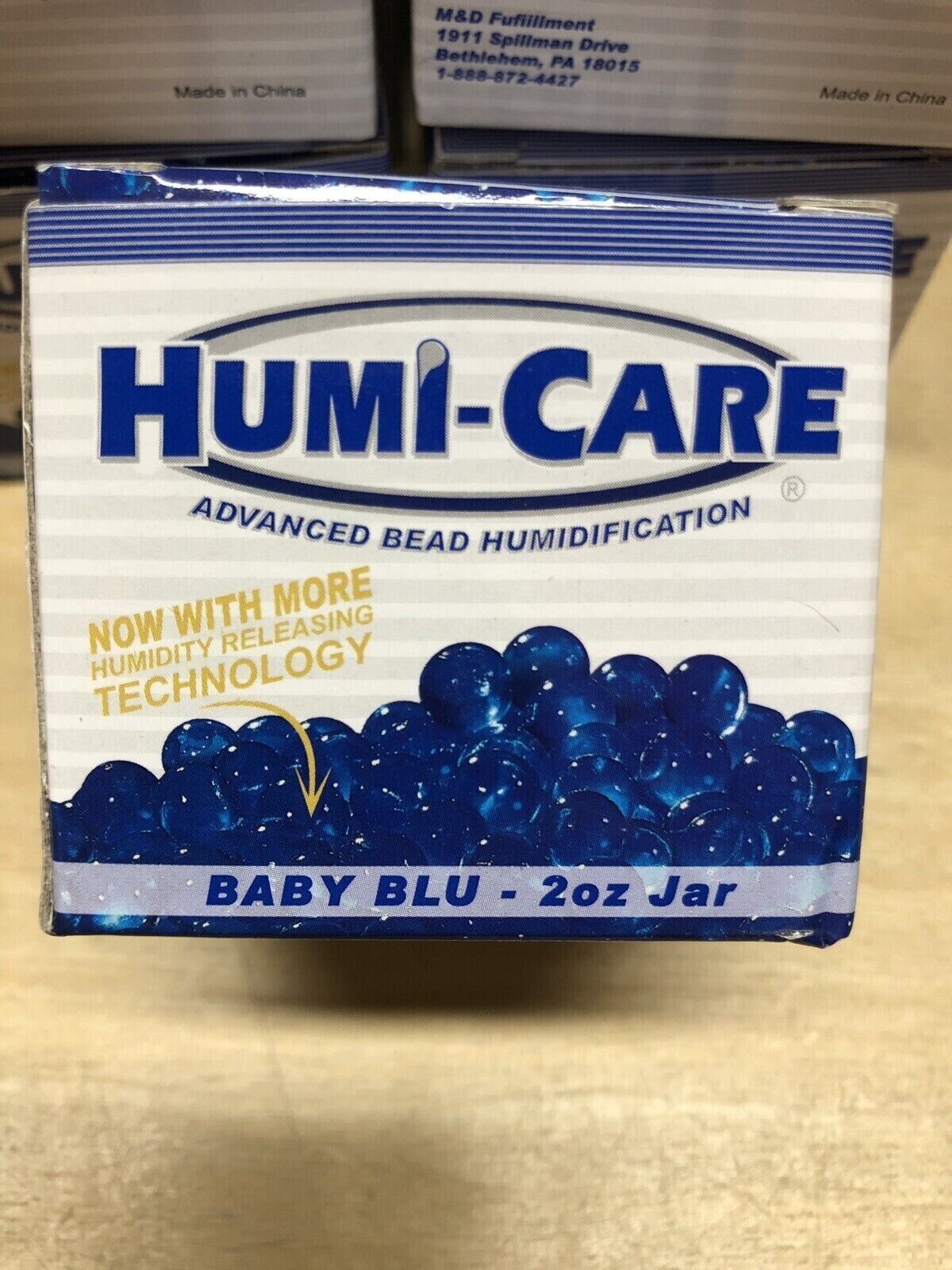 Humi-Care Bead Gel Humidification 2oz Jar Cigar Humidor - New