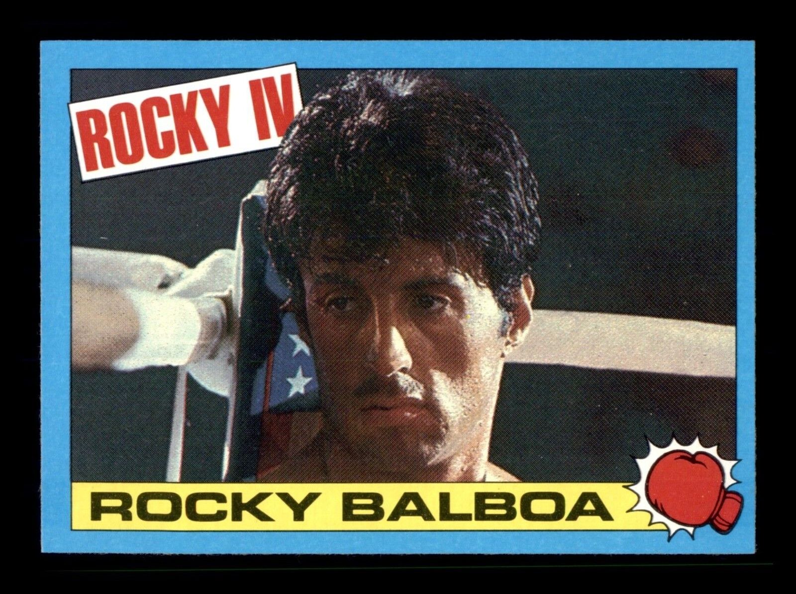 1985 TOPPS ROCKY 4 CARDS & STICKERS / SEE DROP DOWN MENU 4 CARD U WILL RECEIVE