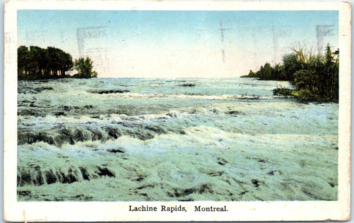 Postcard - Lachine Rapids - Montréal, Canada