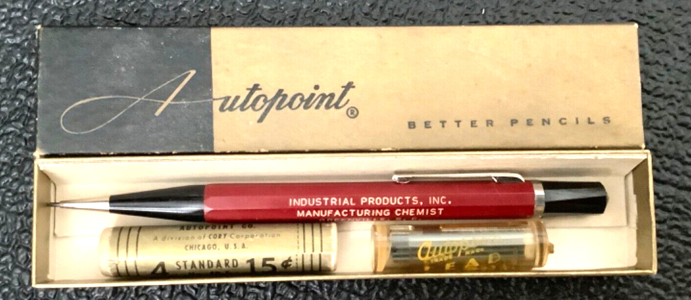 VINTAGE AUTOPOINT Better Pencil Mechanical Industrial Products Inc. Made in USA