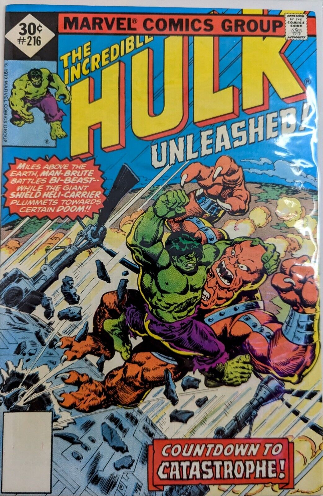 The Incredible Hulk #216 (Marvel 1977)    Whitman               CLICK PLS
