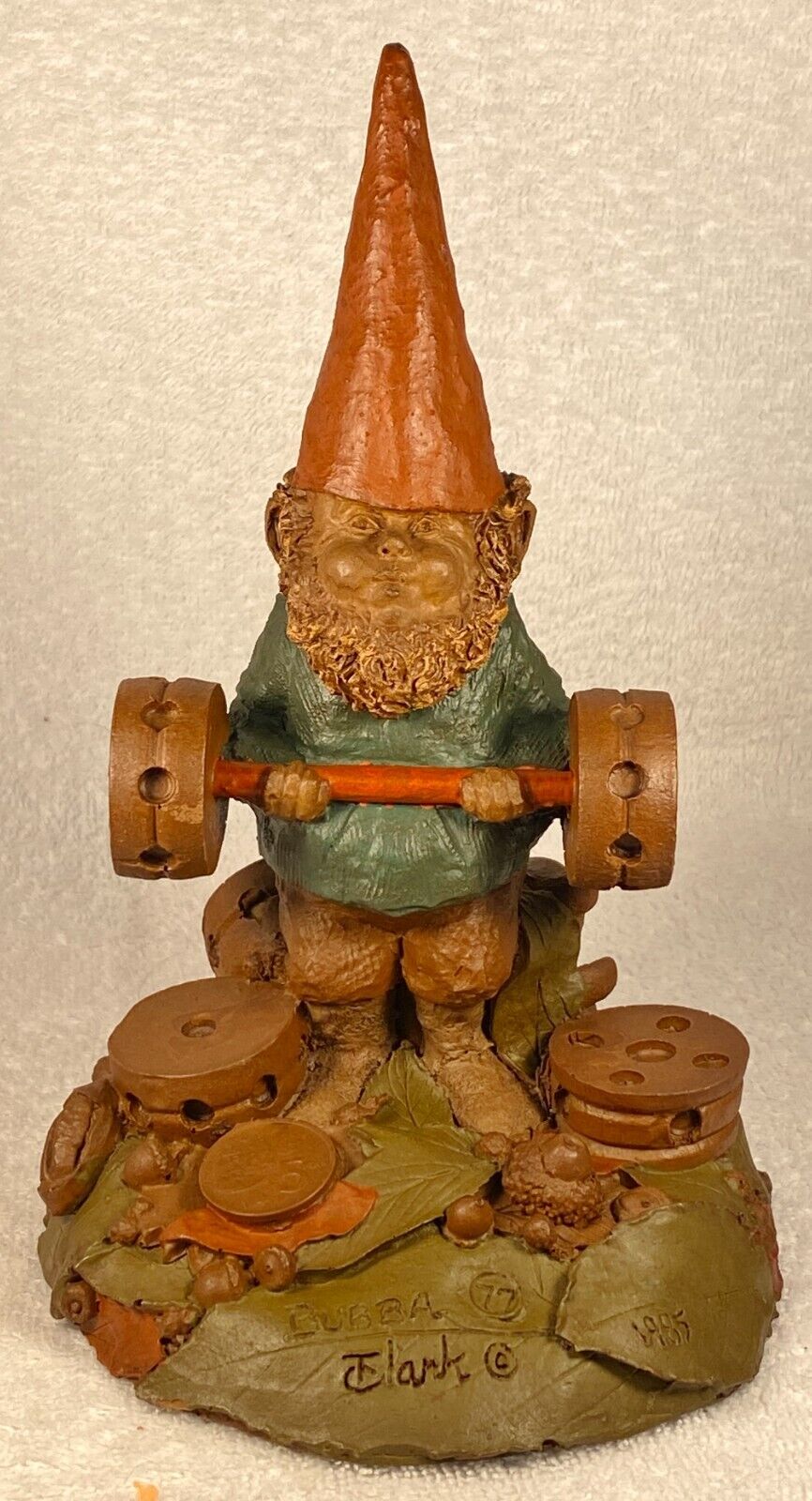 BUBBA-R 1985~Tom Clark Gnome~Cairn Studio Item #1118~Edition #77~w/COA & Story