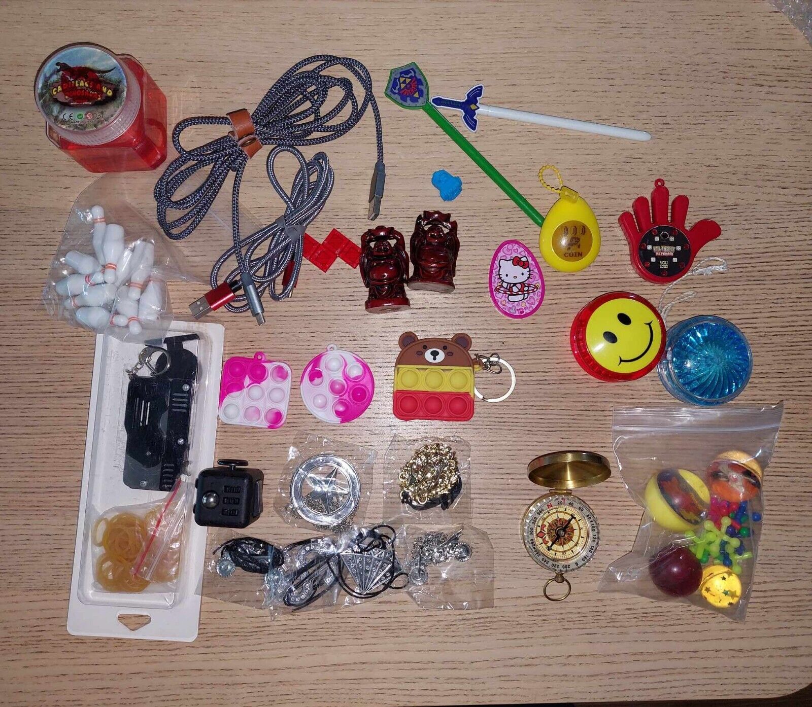 Junk Drawer Lot Mostly Toys Some Miscellaneous Items Used Good Condition Items