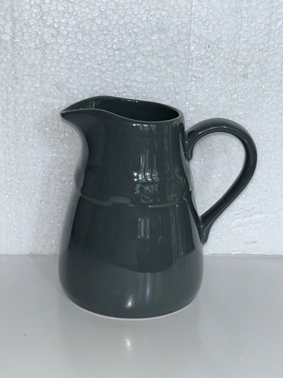 Longaberger pewter grey cottage creamer pitcher woven traditions.