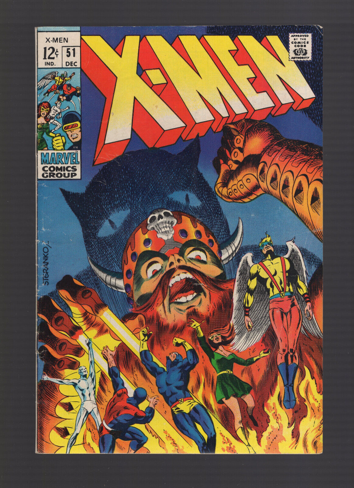 X-Men #51 - Origin of Beast - 1st App (Cameo) Eric the Red - Lower Grade Plus