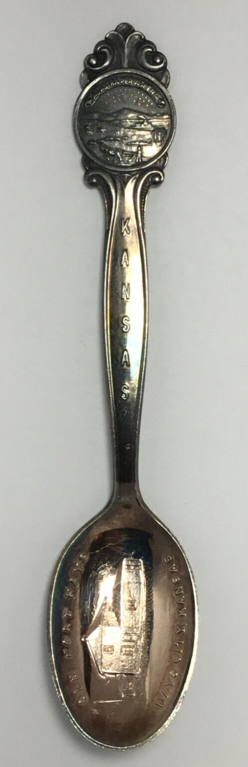 Hays City, Kansas Old Fort Hays Sterling Vintage Spoon Collectible