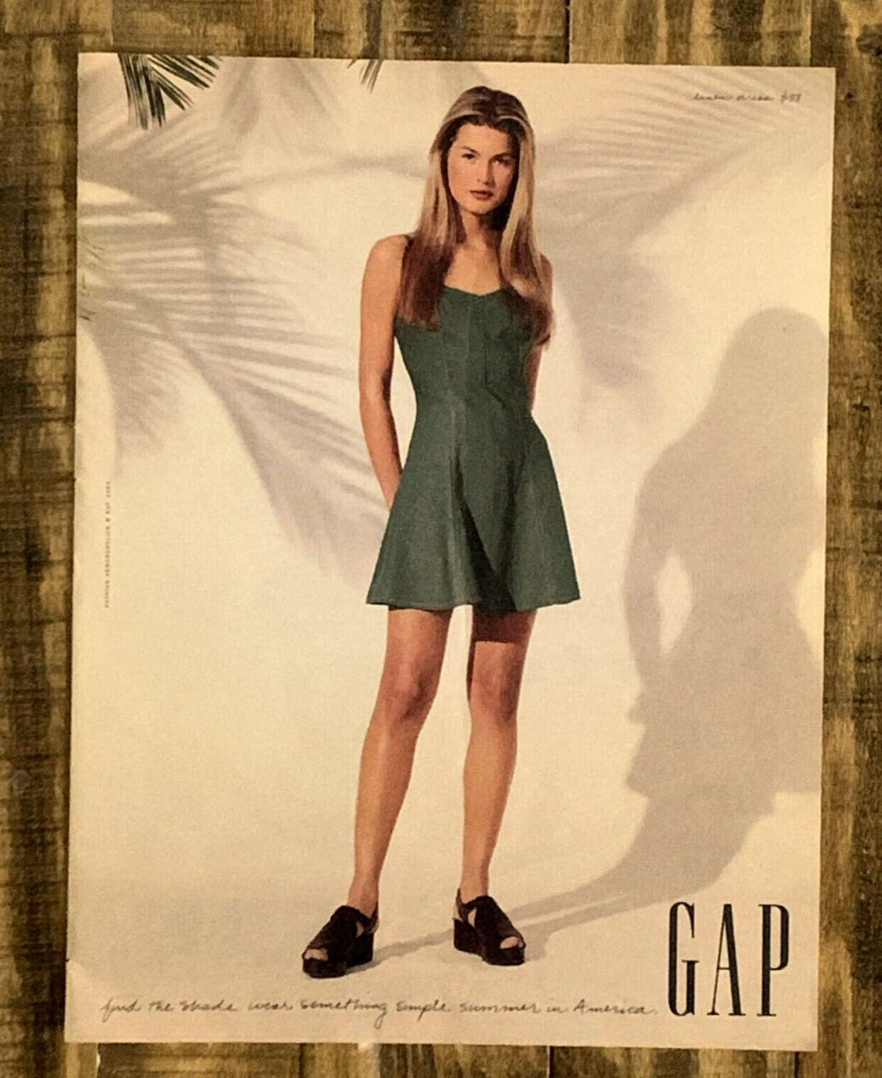 Print Ad Gap Simple Summer In America Sun Dress 1994 #0050