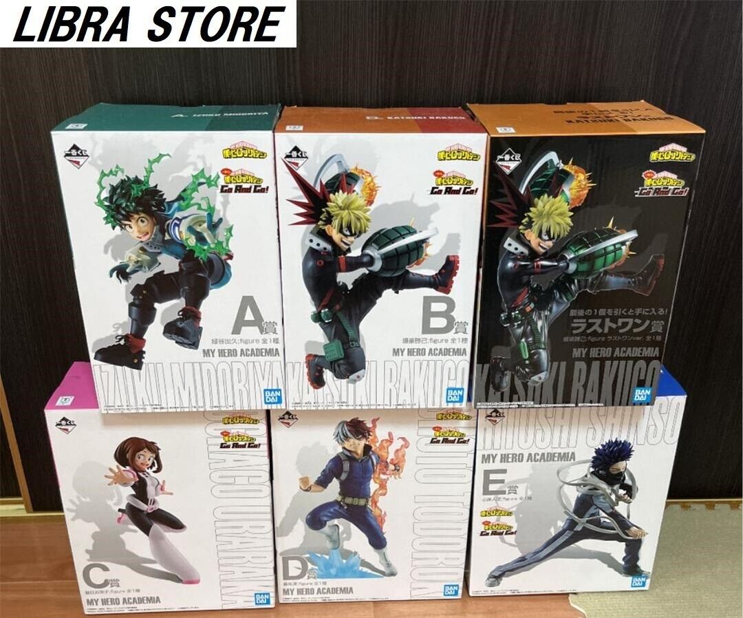RARE My Hero Academia Kuji 2021 Go And Go Figure Complete SET EXPRESS from JP