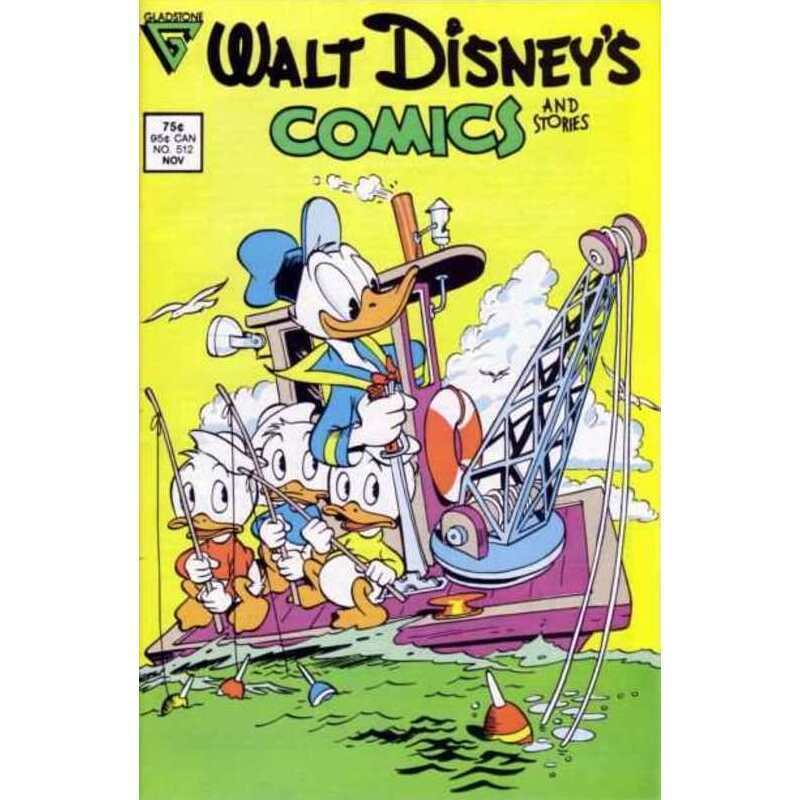 Walt Disney\'s Comics and Stories #512 in VF minus condition. Dell comics [p;