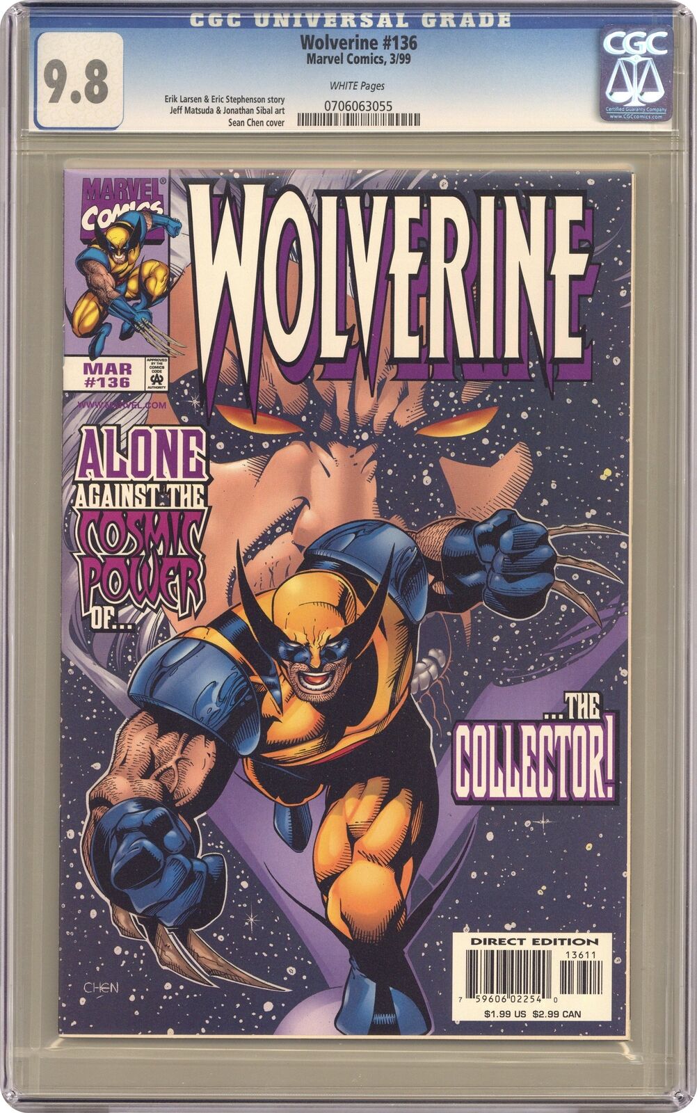 Wolverine #136 CGC 9.8 1999 0706063055