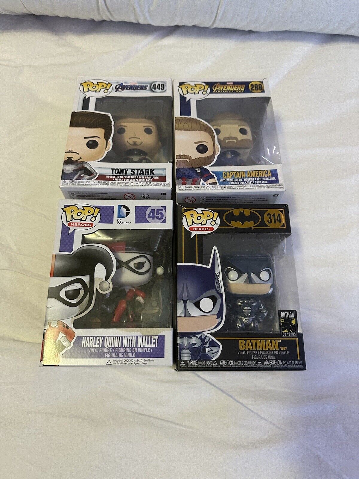 MARVEL AND DC FUNKO POP MIXED LOT