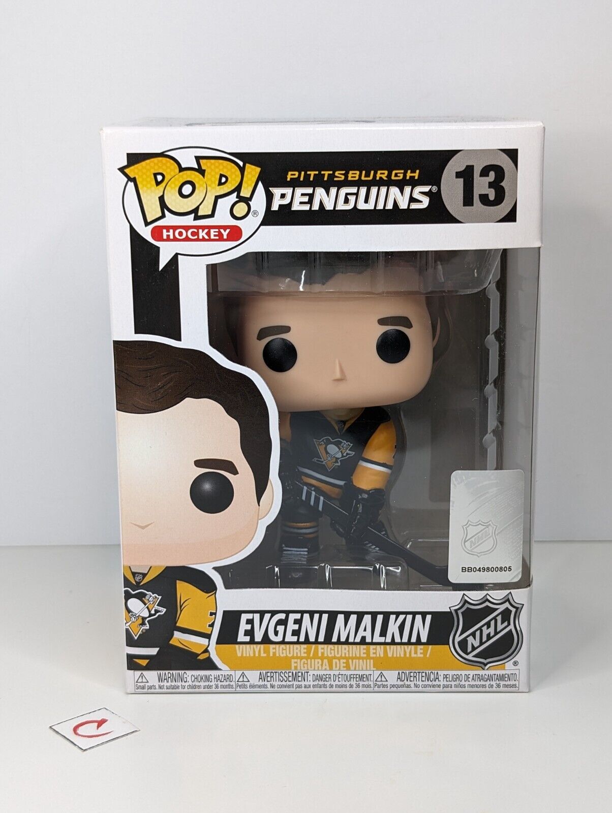 Funko Pop NHL Evgeni Malkin #13 Pittsburgh Penguins Pop Vinyl Figure New in Box