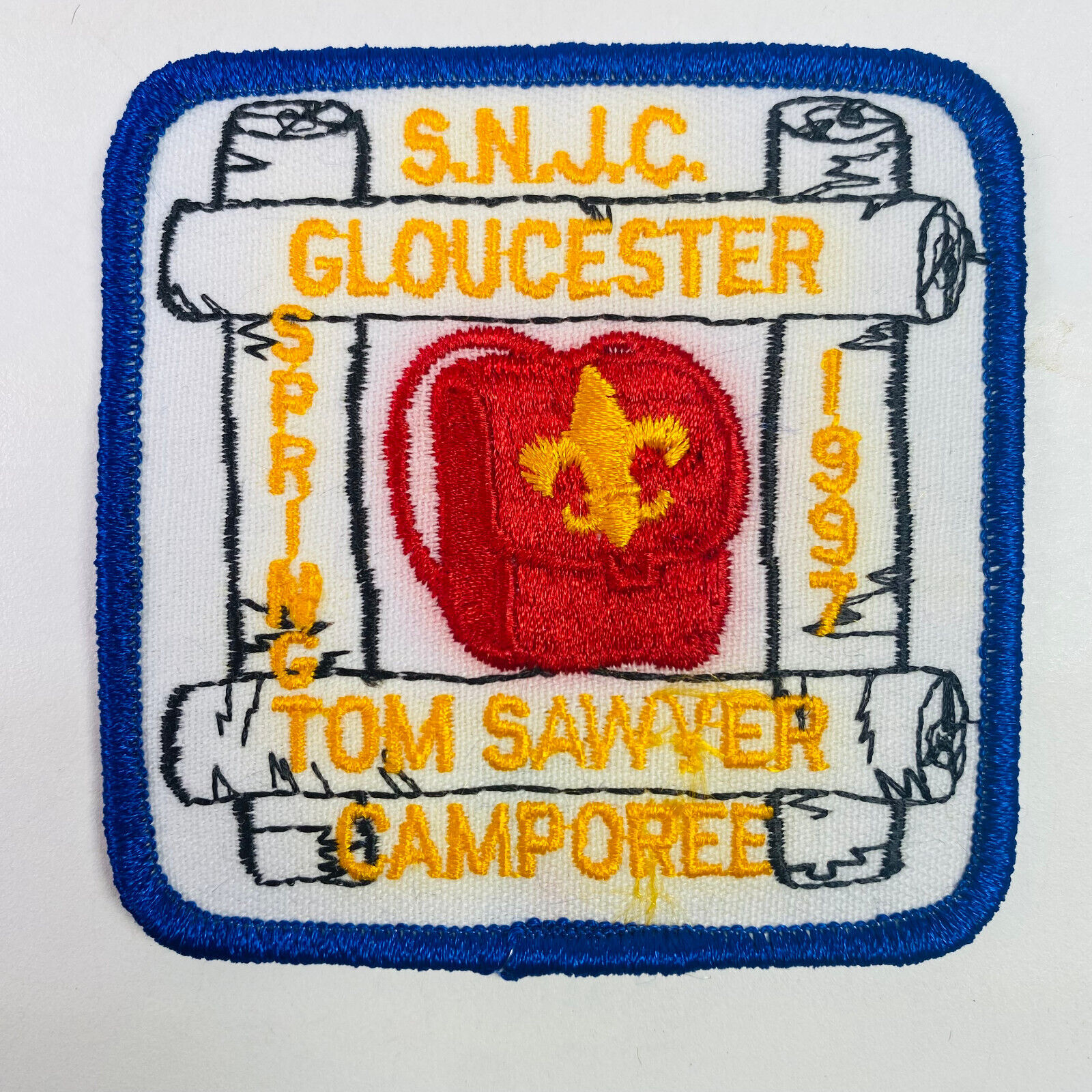 1997 Spring Camporee Sawyer Gloucester District New Jersey Boy Scouts Patch F6
