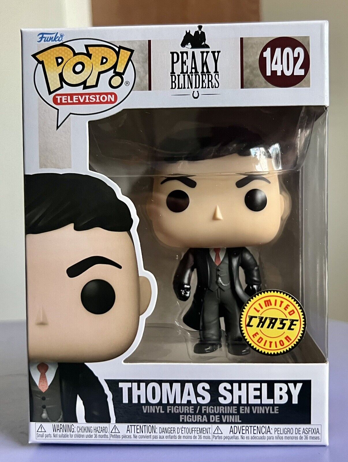 CHASE Funko Pop Television: THOMAS SHELBY (No Hat) #1402 Peaky Blinders