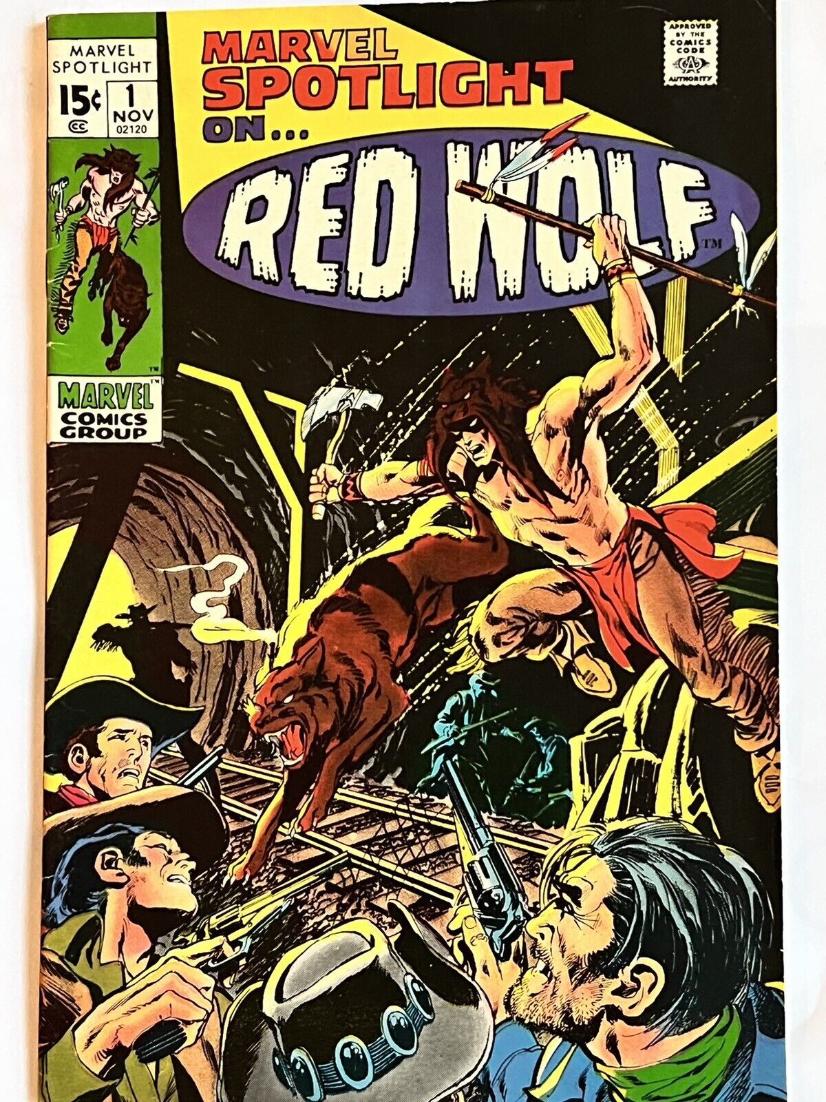 Marvel Spotlight #1 (MARVEL 1971)  Fine Cond First App & Origin Of RED WOLF
