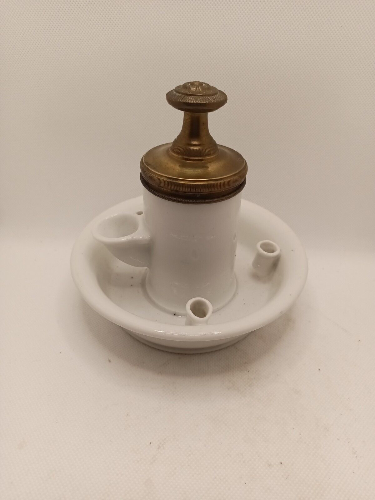 Very rare Antique 1800\'s French Porcelain Inkwell Encrier, Paris 6\