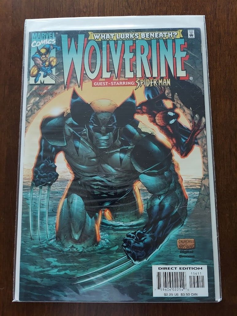 COMIC BOOK WOLVERINE 156 STARRING SPIDER-MAN 2000 EXCELLANT CONDITION