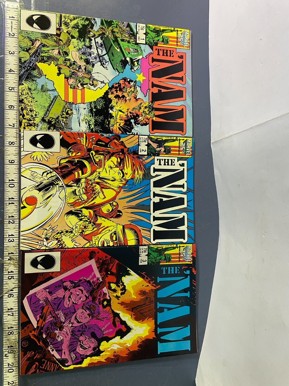 The \'Nam comics run from: #1-29 1986-89 Marvel War Comic F9A