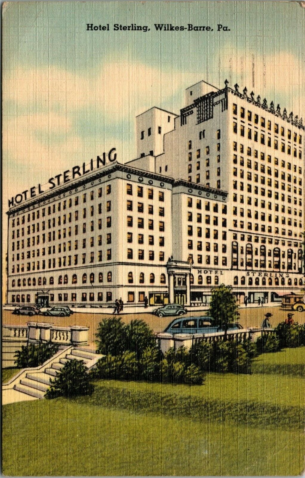 PA, Wilkes-Barre, Pennsylvania, Hotel Sterling Postcard