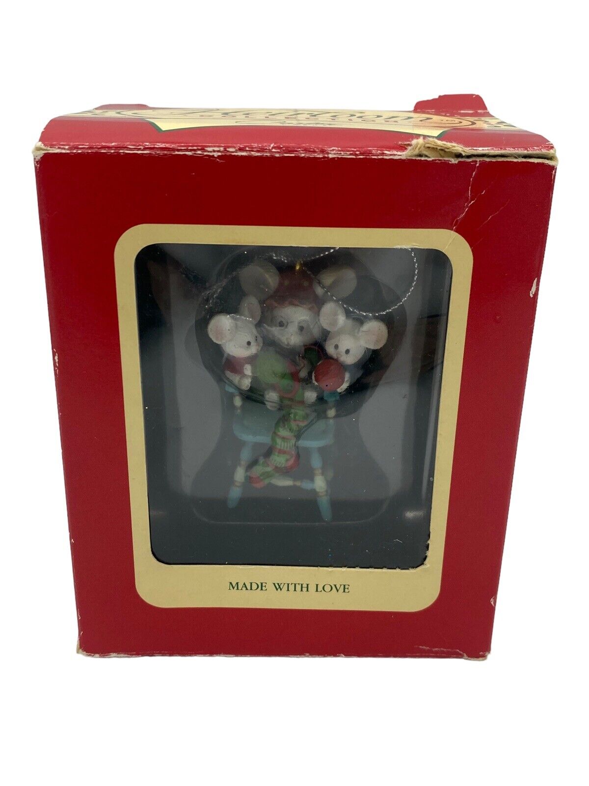 1992 Carlton Cards Heirloom Collection Ornament - Made With Love