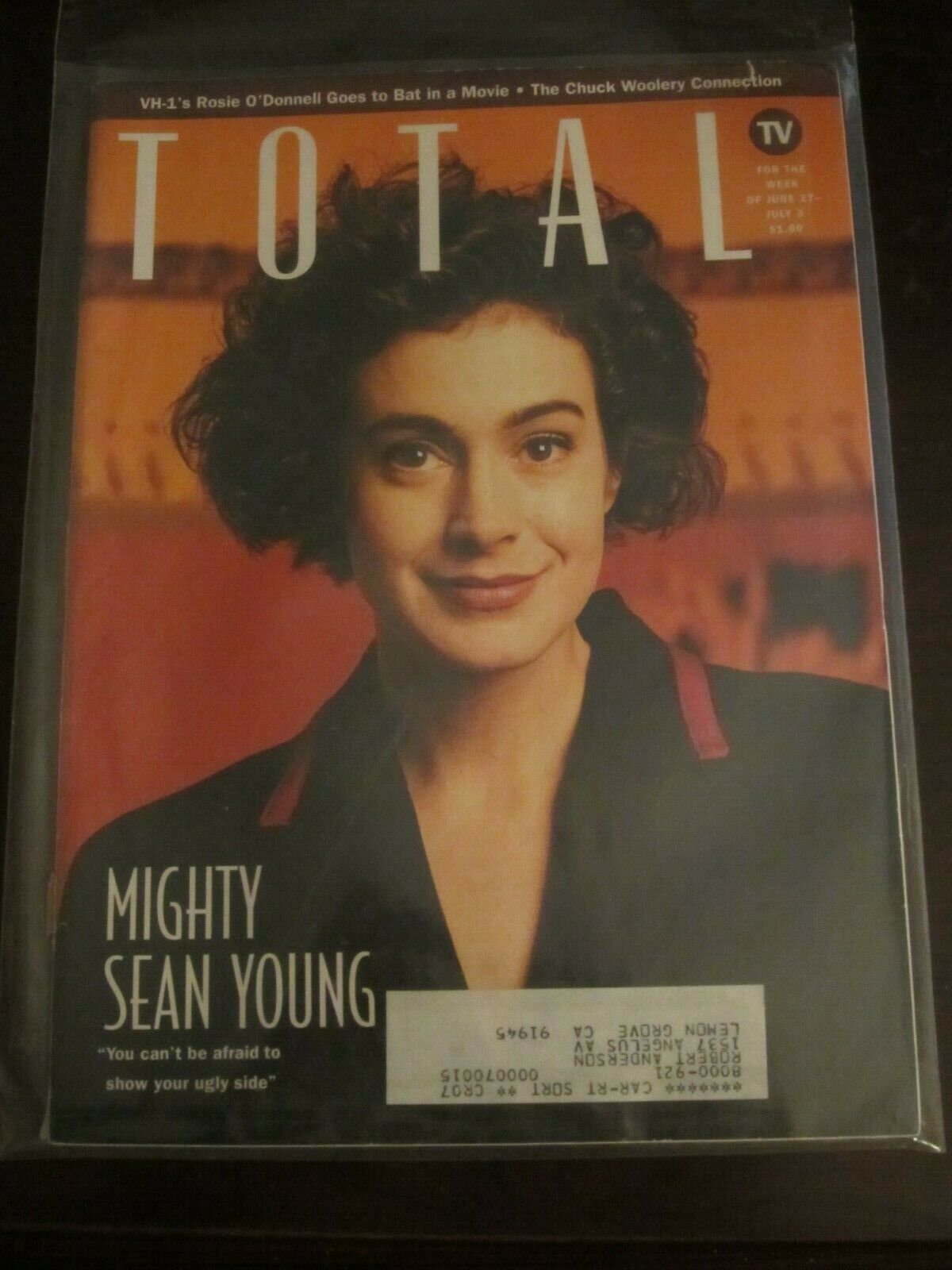 Total TV Guide Magazine June 1992 Mighty Sean Young