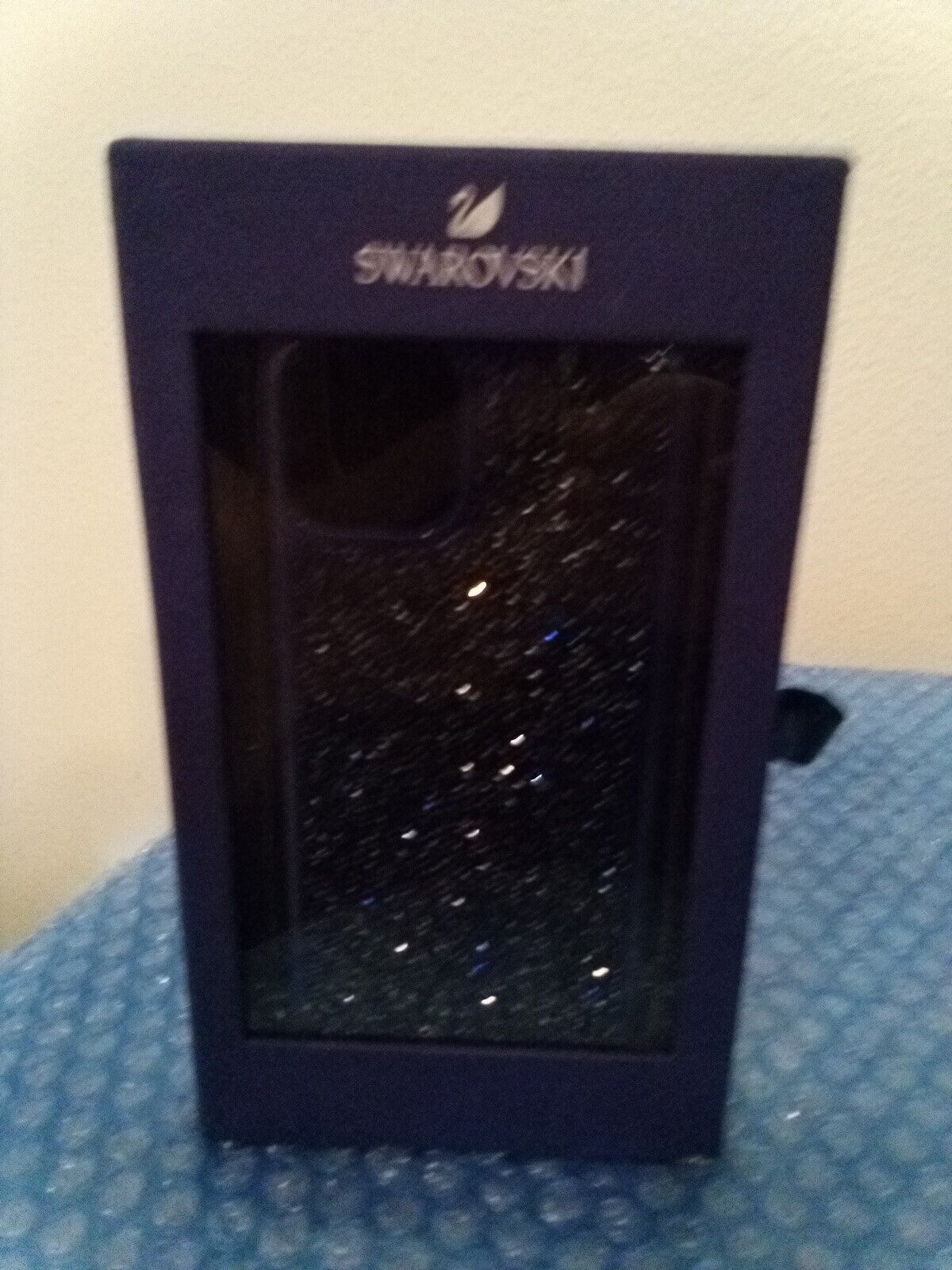 SWAROVSKI CRYSTAL PHONE COVER combine practicality & sophistication Blue Crystal