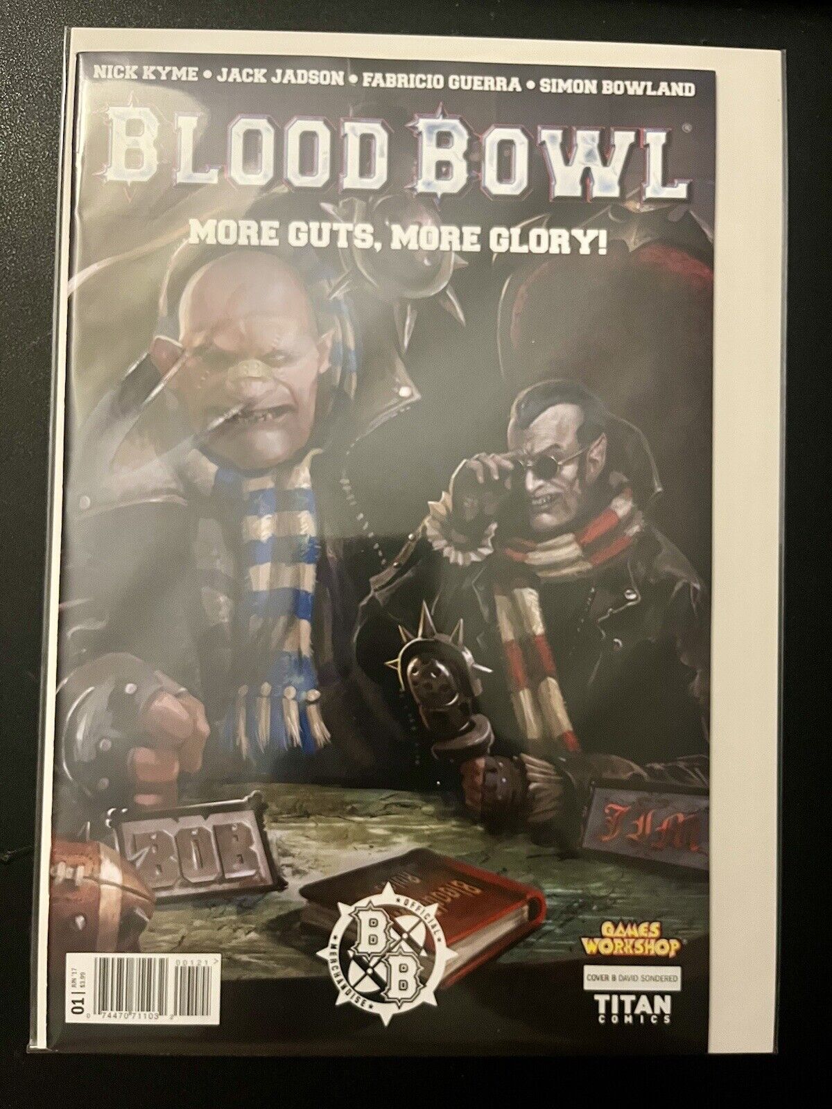 Blood Bowl More Guts More Glory Comic Book Warhammer 40k Titan Boom 1