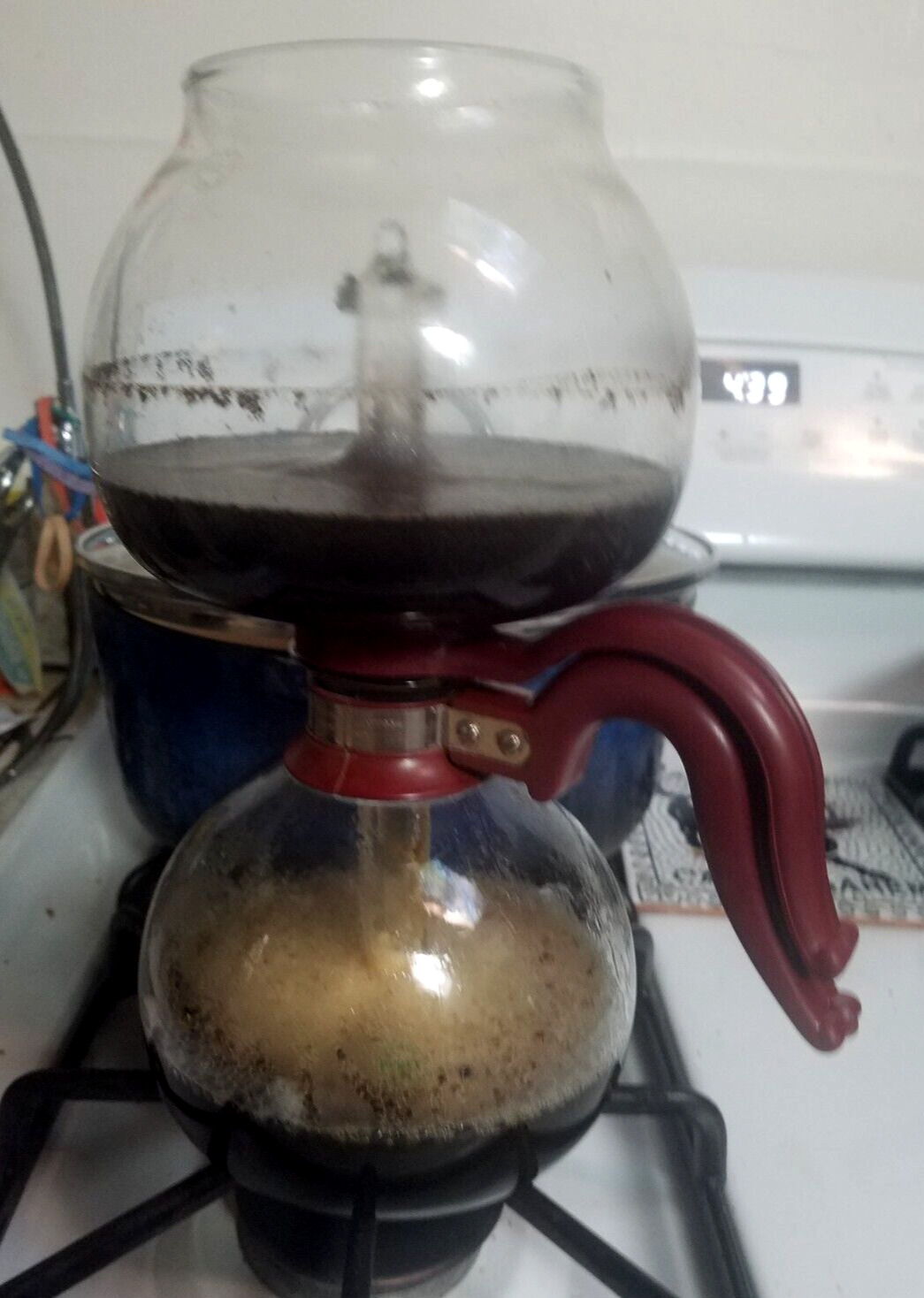Vintage -Silex Pyrex Glass - Mid Century Coffee Pot -UK-6 - Works Amazingly Well