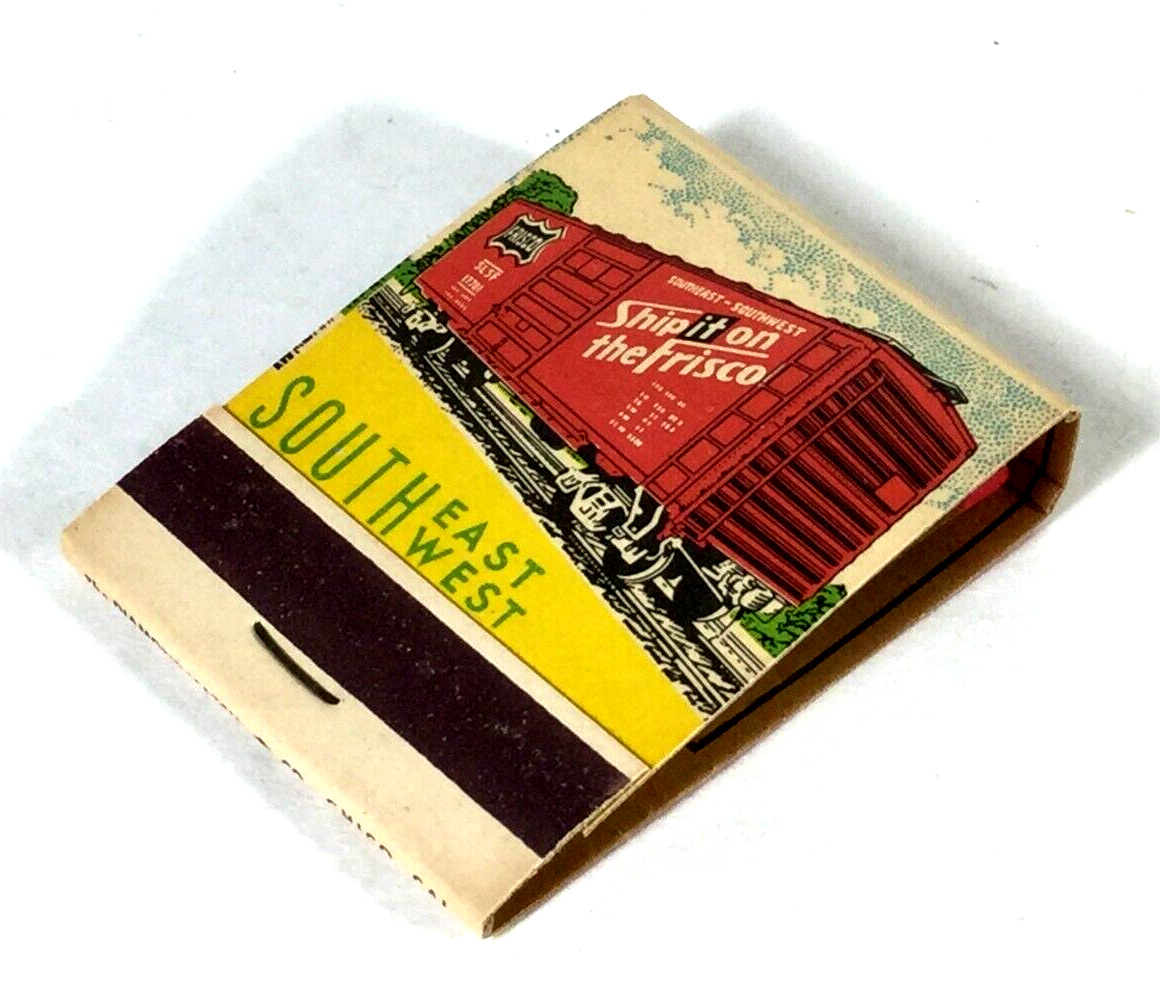 Vintage Frisco Railroad St. Louis / San Francisco Collectible Unused Matchbook