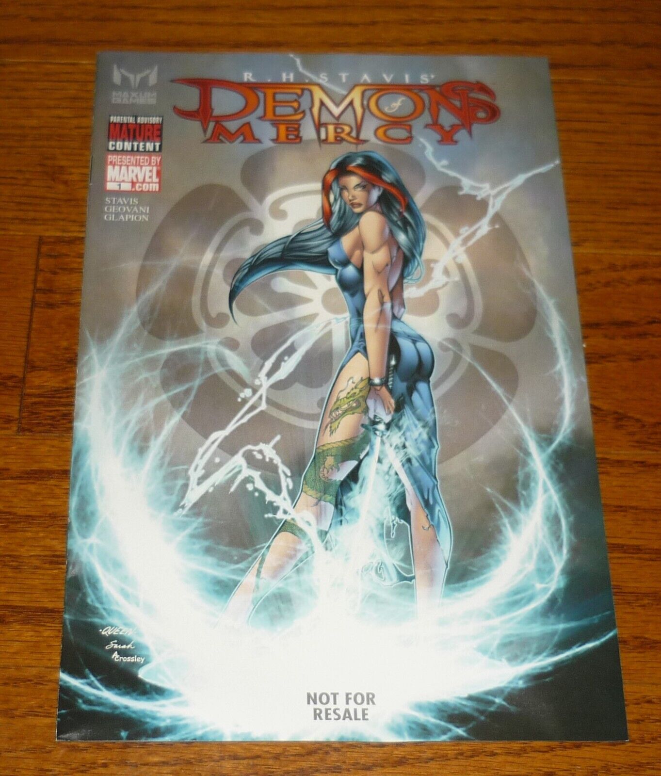 R.H. Stavis\' Demons of Mercy comic book Maxum Games, 2007 Marvel Comics