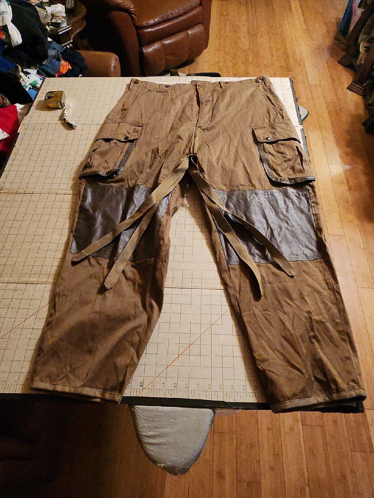 Repro WW2 ARMY M42 Airborne Paratrooper Cotton Trousers 42-34 Pants Read