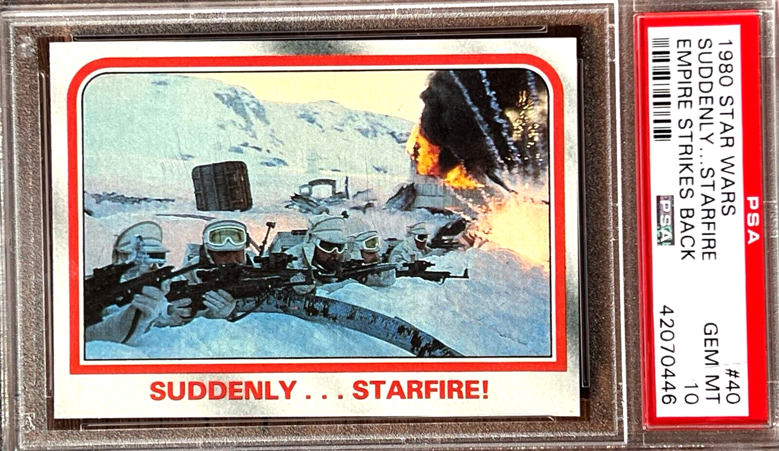 1980 Star Wars Suddenly...Starfire #40 PSA 10 GEM MINT (RARE: Population 16)