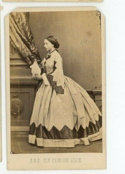 Vintage CDV Princess Alice of Britain Grand Duchess of Hesse by Mayall