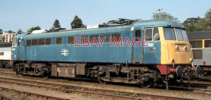 PHOTO  E3061 AT EXETER RAILFAIR MAY 1994 - ON 1ST MAY 1994 BRITISH RAIL IN CONJU