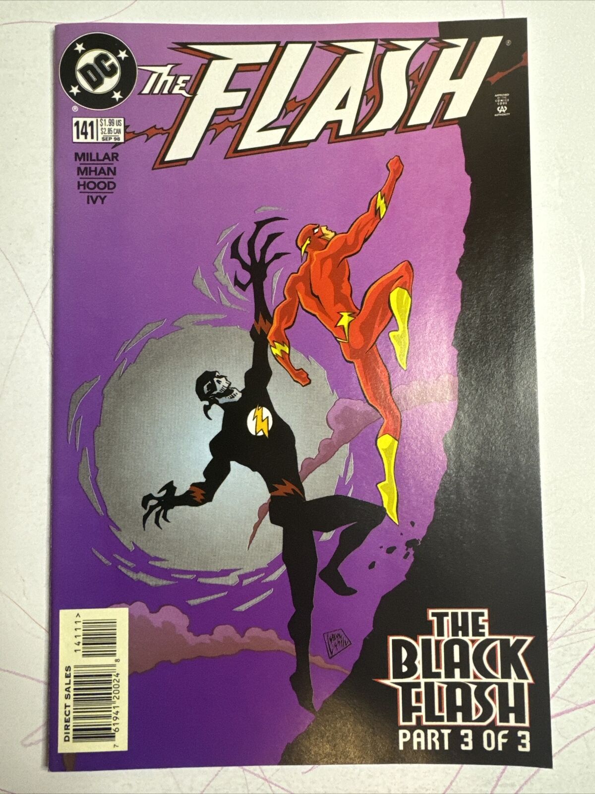 Flash #141: 1st Black Flash Appearance, DC Comics 1998 NM