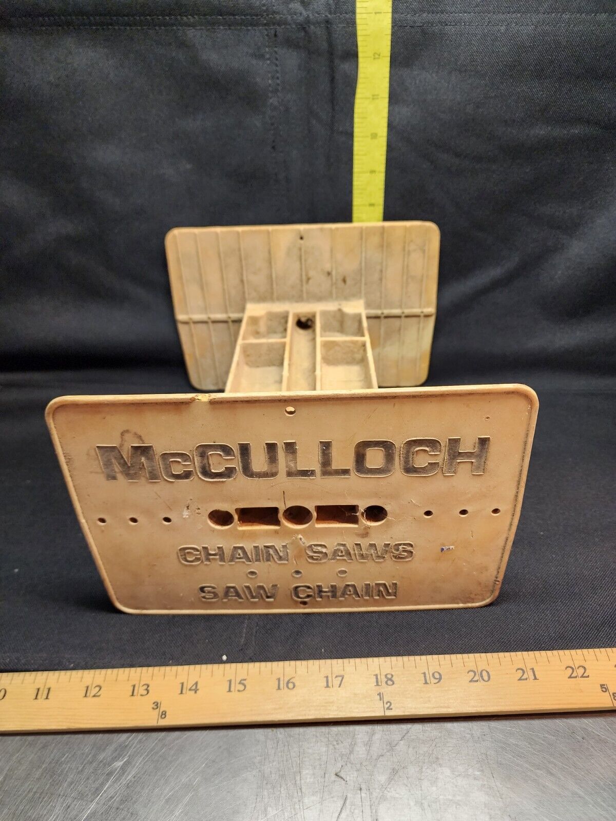 Vintage McCulloch Chainsaw Store Display Stand